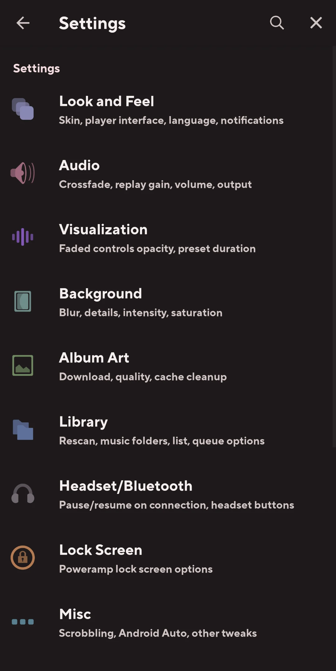 Poweramp Music Player screenshot